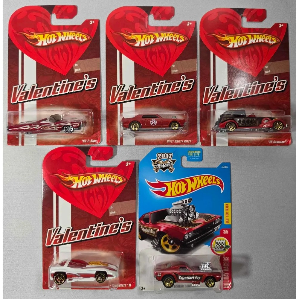 Hot Wheels~ cougars, 1968, 1969, and nitty gritty kitty set of 5 Group #7